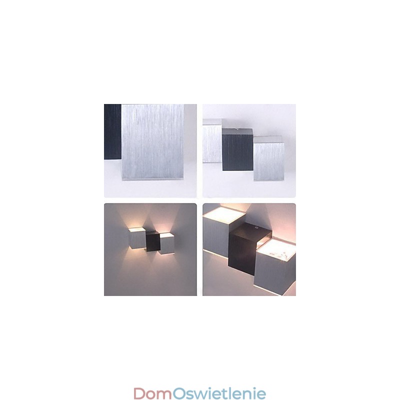 Miniaturowe lampy ścienne montowane na płasko, nowoczesne, współczesne, metalowe