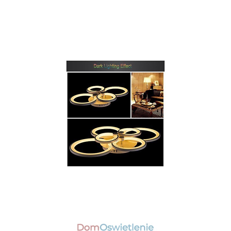 Elegancki design akrylowa lampa wisząca sufitowa