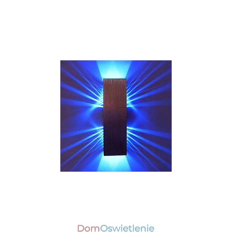 Nowoczesna lampa ścienna z rozpraszającym światłem, 2 klosze w kształcie sześcianu