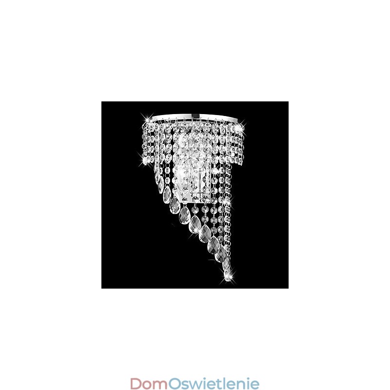 Kryształowe lampy ścienne do montażu na płasko Nowoczesne współczesne metalowe