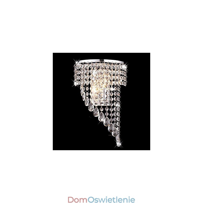 Kryształowe lampy ścienne do montażu na płasko Nowoczesne współczesne metalowe