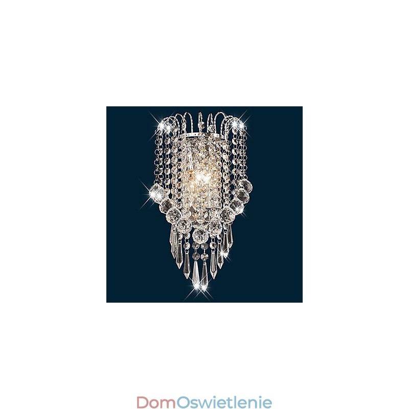 Kryształowe lampy ścienne do montażu na płasko Nowoczesne współczesne metalowe