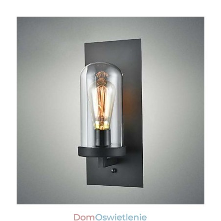 Rustykalne oprawy w stylu żelaza, szklany kinkiet, retro lampa ścienna z USA