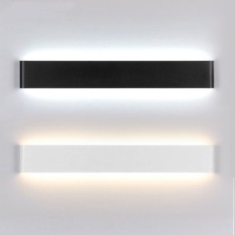Długie nowoczesne współczesne lampy ścienne i kinkiety do wnętrz Metalowe światło ścienne IP 44 do łazienki, sypialni, salonu