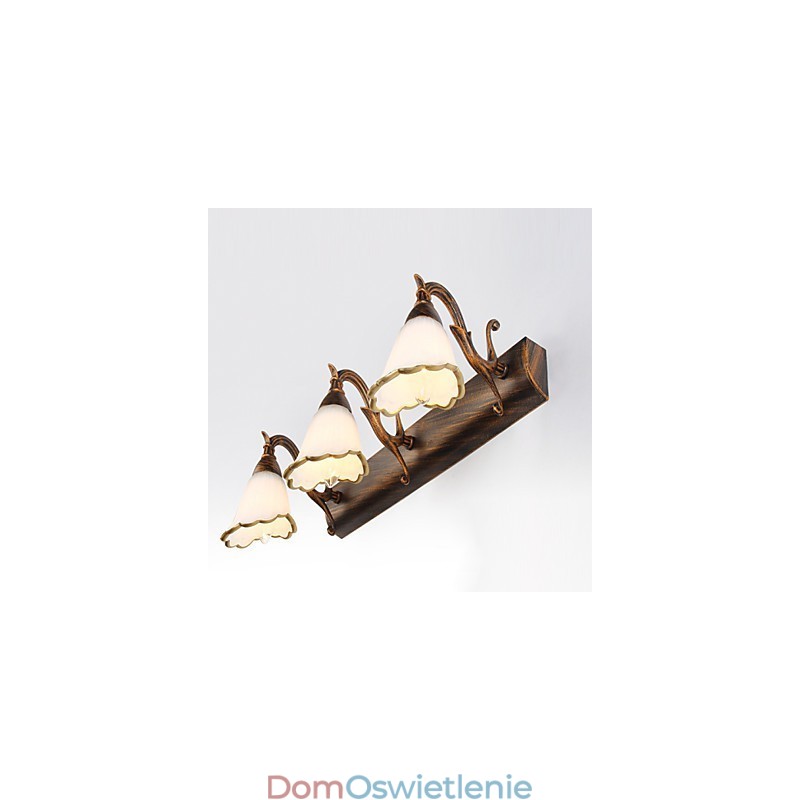 Kinkiety Oświetlenie łazienkowe Lampy ścienne do czytania Styl mini Rustykalny domek Metal