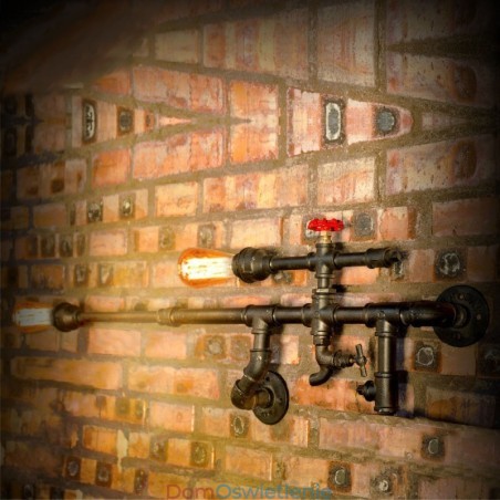 Kinkiet Vintage Industrial Łazienka Kuchnia Jadalnia Rura Edison Light Luksusowa Jadalnia Bar Kinkiety Lamparas FJ DB2 014A0