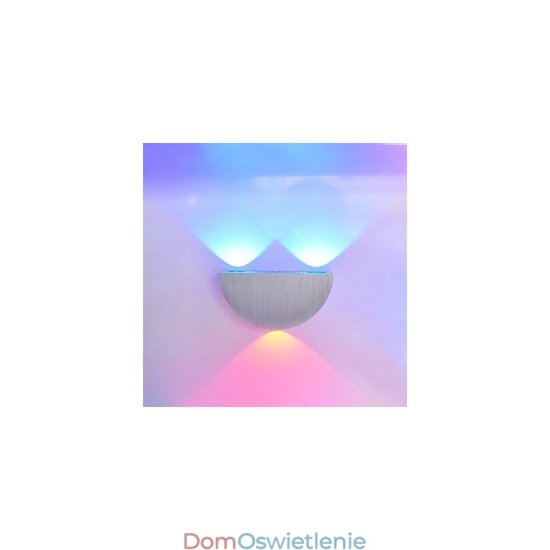 Miniaturowe lampy ścienne montowane na płasko, nowoczesne, współczesne, metalowe