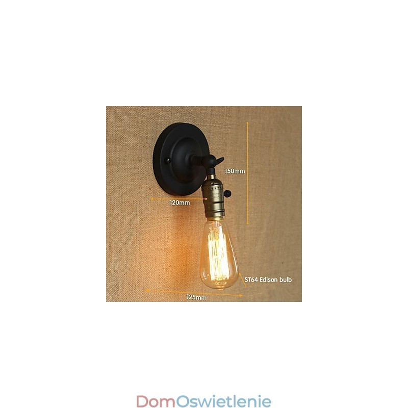 Korytarz z żarówkami Edisona, retro minimalistyczny, alejka nocna, kawiarnia, kanał tarasowy, mini kinkiet