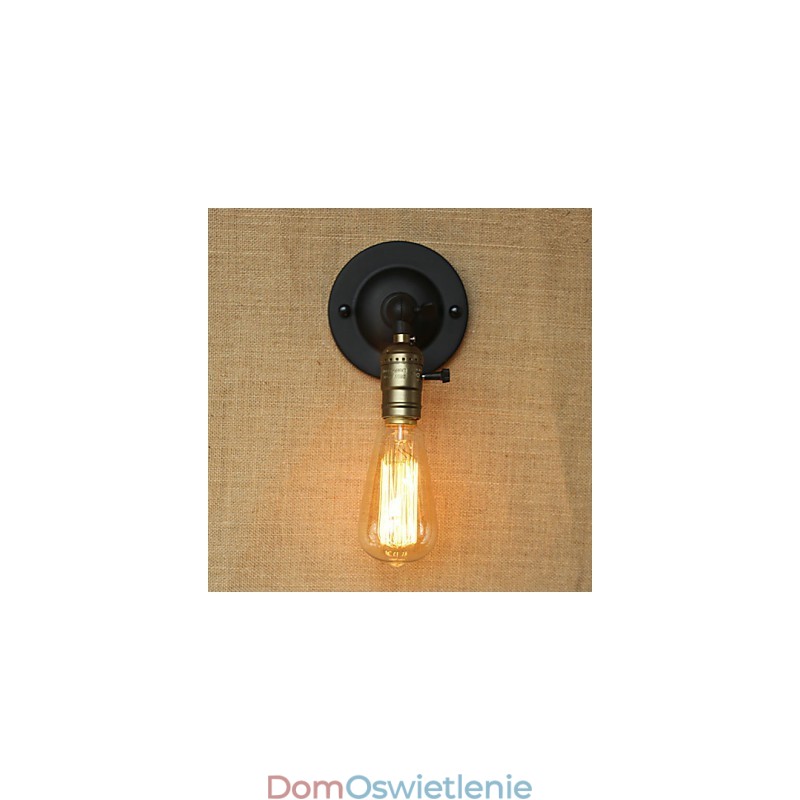 Korytarz z żarówkami Edisona, retro minimalistyczny, alejka nocna, kawiarnia, kanał tarasowy, mini kinkiet