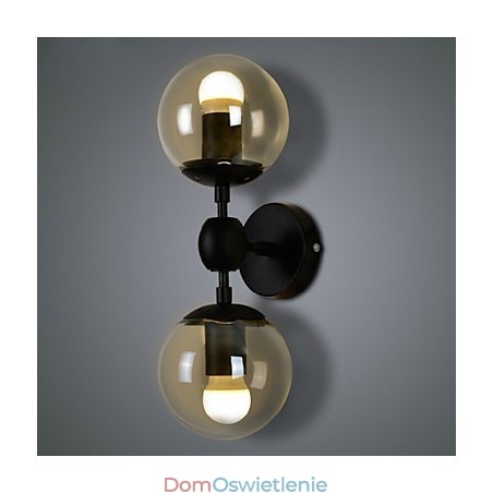 Kinkiety szklane kule rustykalne domek metalowy Kinkiety szklane kule rustykalne domek metalowy