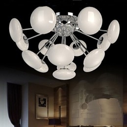 Nowoczesna lampa Yestaurant Prosta okrągła lampa wisząca ze szkła artystycznego w stylu europejskim