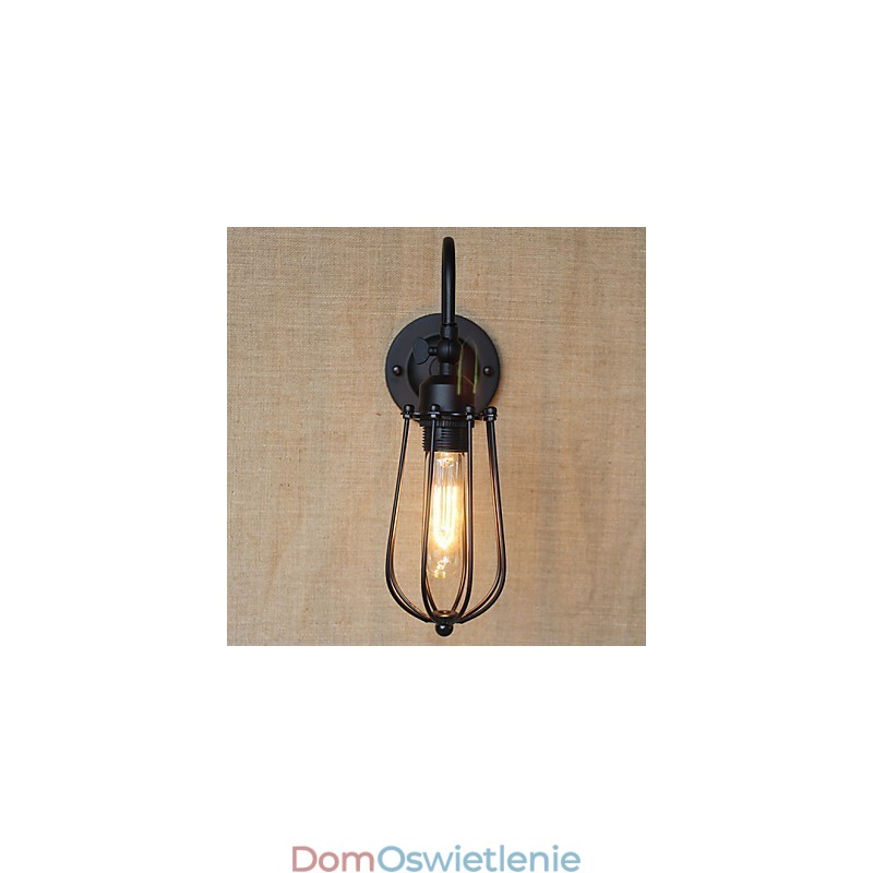 Amerykańska lampa do salonu, balkon, sypialnia, minimalistyczna, matowa, czarna, lampka nocna, dekoracyjna, ścienna