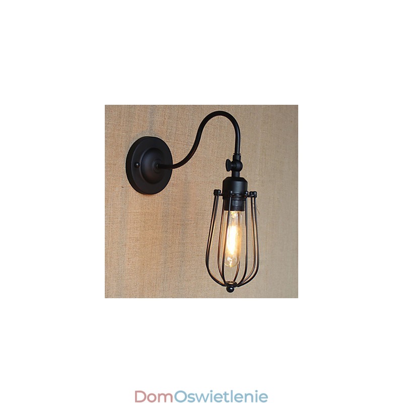 Amerykańska lampa do salonu, balkon, sypialnia, minimalistyczna, matowa, czarna, lampka nocna, dekoracyjna, ścienna