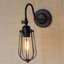 Amerykańska lampa do salonu, balkon, sypialnia, minimalistyczna, matowa, czarna, lampka nocna, dekoracyjna, ścienna