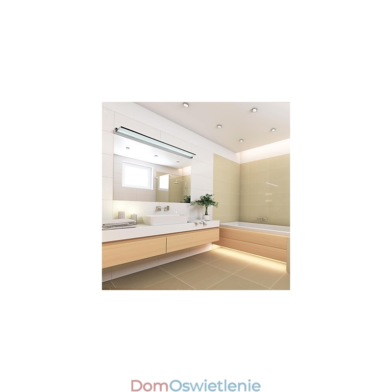 Lampa Lustrzana Stal Nierdzewna I Akryl