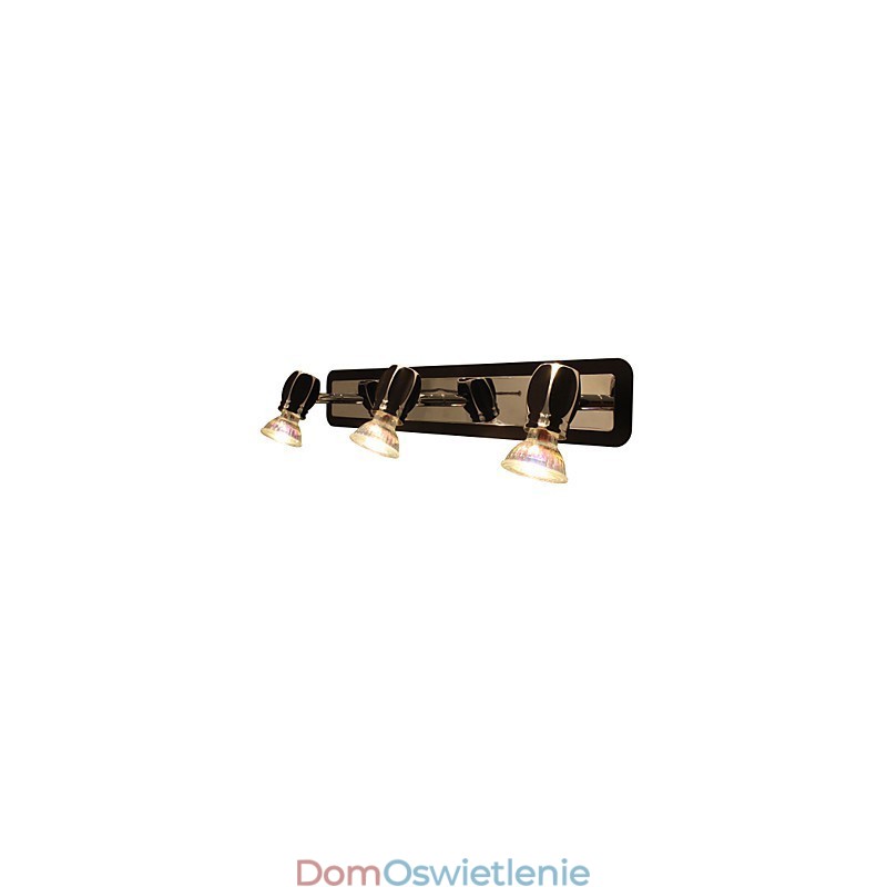 Nowoczesne czarne kinkiety łazienkowe z 3 światłami