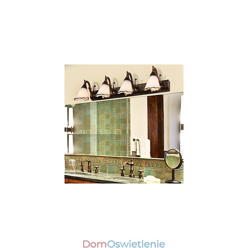 Kinkiety Oświetlenie łazienkowe Lampy ścienne do czytania Styl mini Rustykalny domek Metal