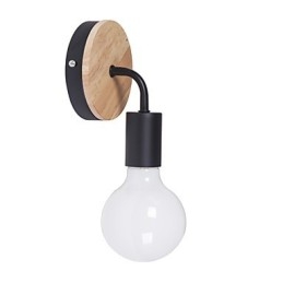 110V 220V IRON Edison Wewnętrzna lampa ścienna Korytarz Klatki schodowe Kinkiet Żarówka Oprawa Lampy Czarny Biały