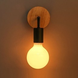 110V 220V IRON Edison Wewnętrzna lampa ścienna Korytarz Klatki schodowe Kinkiet Żarówka Oprawa Lampy Czarny Biały