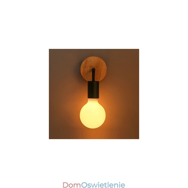 110V 220V IRON Edison Wewnętrzna lampa ścienna Korytarz Klatki schodowe Kinkiet Żarówka Oprawa Lampy Czarny Biały