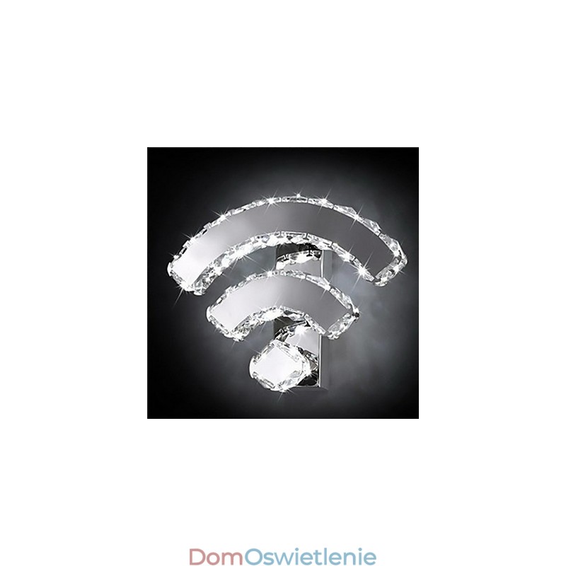 Kinkiety ścienne WIFI Crystal Crystal Modern Contemporary Bed Living Hotel Metal