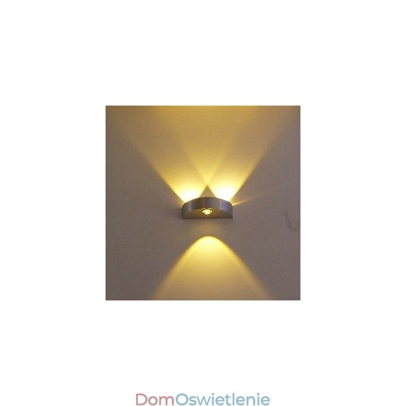 Półmiesięczna lampa ścienna Kreatywny model baru Kinkiety ścienne Nowoczesny współczesny metalowy