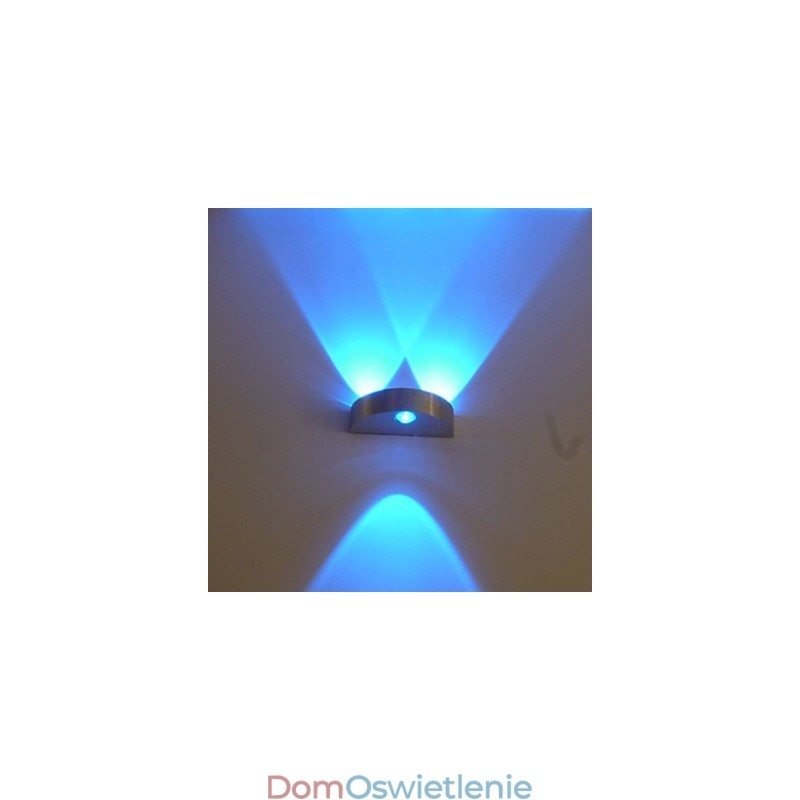 Półmiesięczna lampa ścienna Kreatywny model baru Kinkiety ścienne Nowoczesny współczesny metalowy