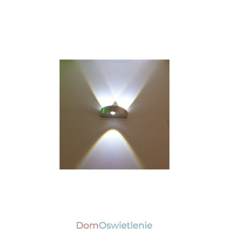Półmiesięczna lampa ścienna Kreatywny model baru Kinkiety ścienne Nowoczesny współczesny metalowy