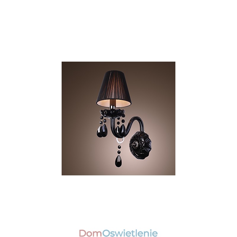 Kryształowe lampy ścienne ze świecami nowoczesne współczesne szkło