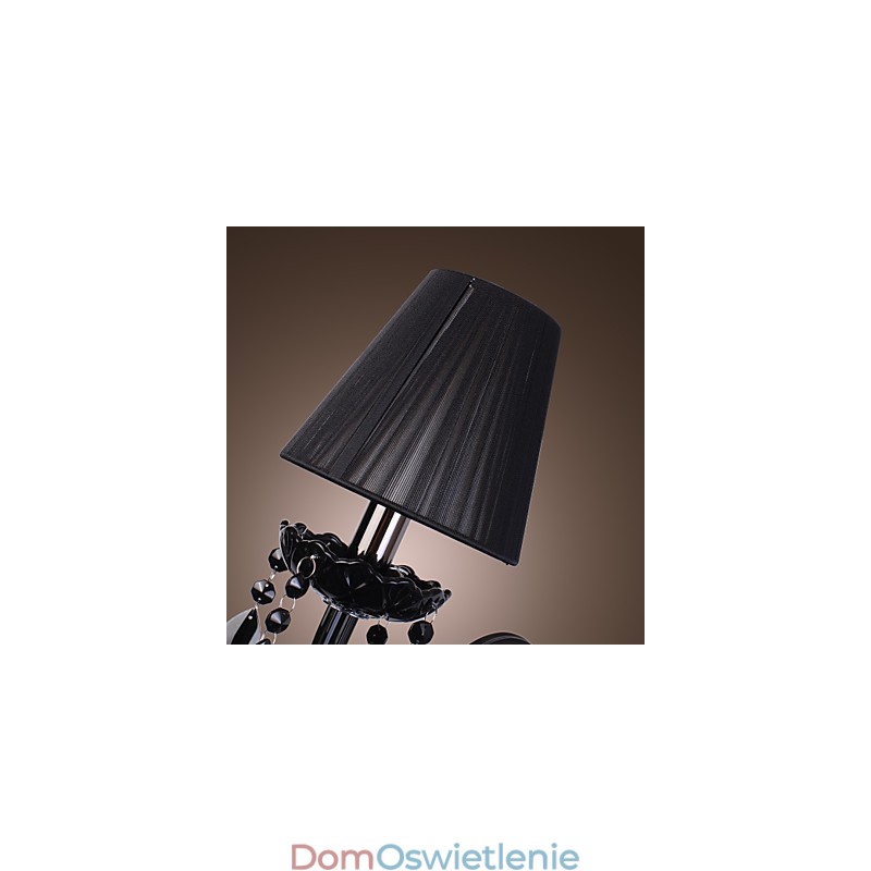 Kryształowe lampy ścienne ze świecami nowoczesne współczesne szkło