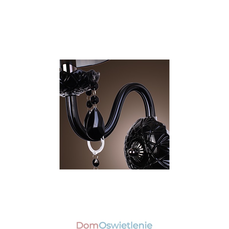 Kryształowe lampy ścienne ze świecami nowoczesne współczesne szkło