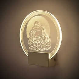 Lampa ścienna akrylowa PCV Lampa świetlna Chip Nowoczesny Współczesny Metal