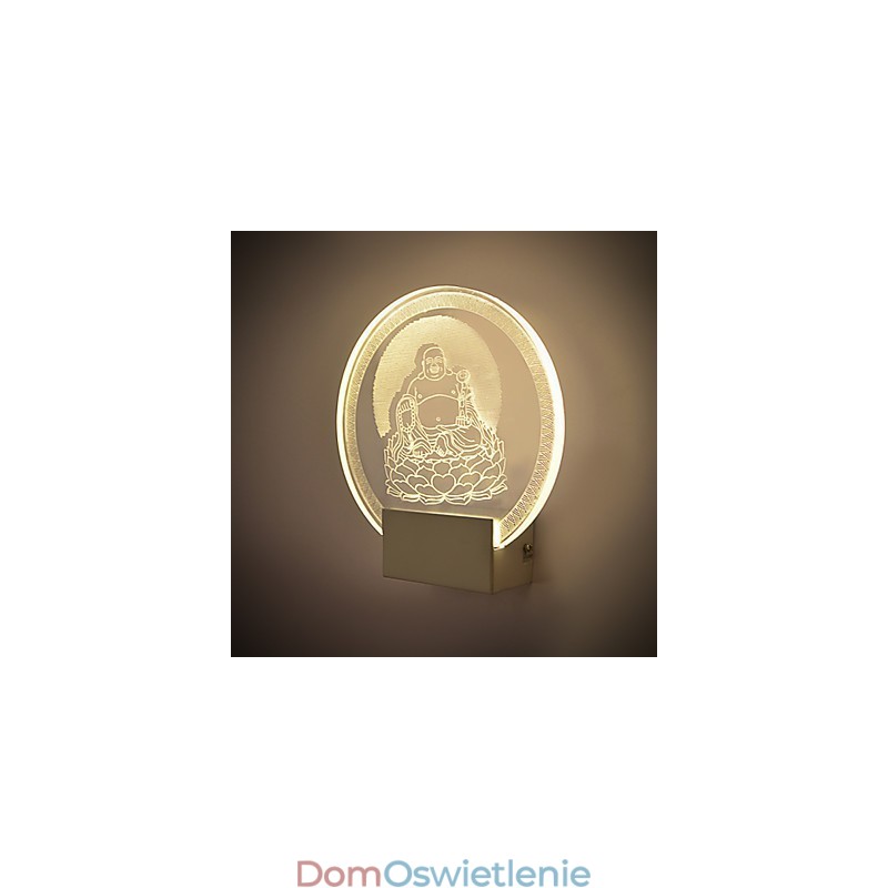 Lampa ścienna akrylowa PCV Lampa świetlna Chip Nowoczesny Współczesny Metal