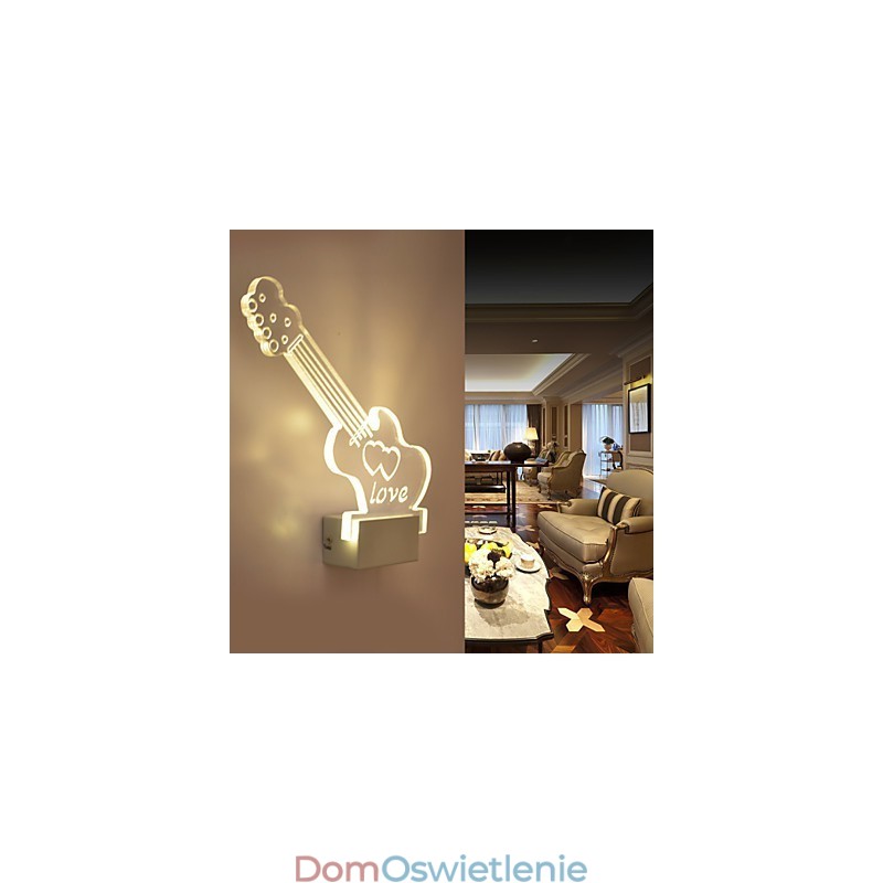 Lampa ścienna akrylowa PCV Lampa świetlna Nowoczesna współczesna metalowa