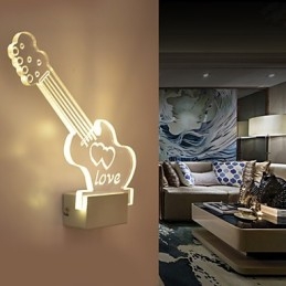 Lampa ścienna akrylowa PCV Lampa świetlna Nowoczesna współczesna metalowa