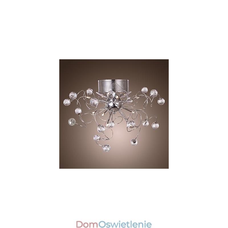 Żyrandol Kryształowy Nowoczesny Design Living 9 Świateł