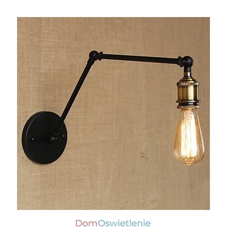 Prosty nowoczesny amerykański styl wiejski bez klosza lampy ściennej z lustrem i ramieniem z żelaza Prosty nowoczesny amerykański styl wiejski bez klosza lampy ściennej z lustrem i ramieniem z żelaza
