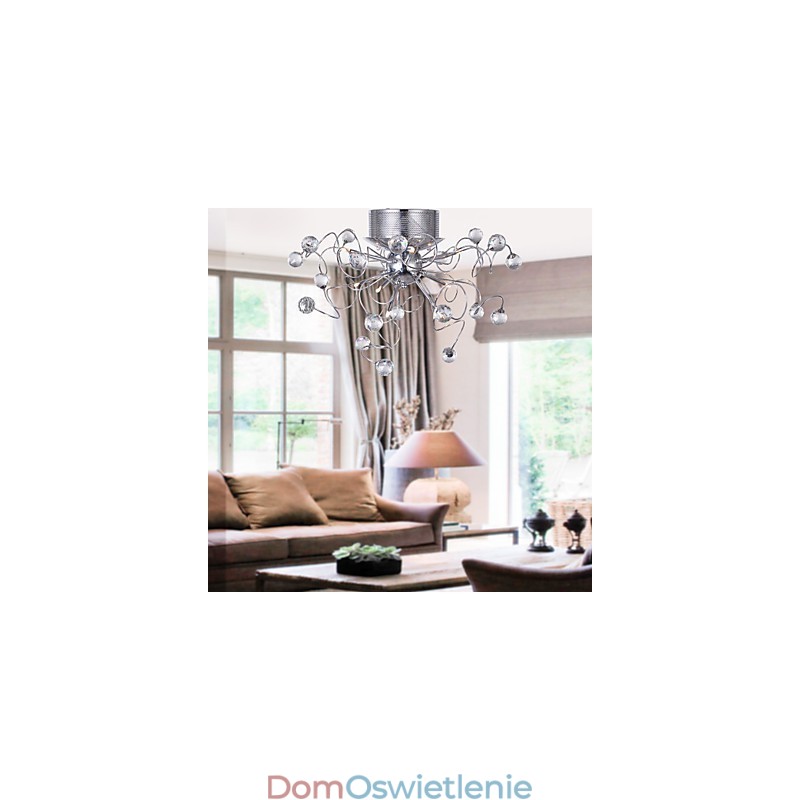 Żyrandol Kryształowy Nowoczesny Design Living 9 Świateł