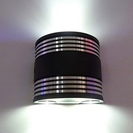 Miniaturowe lampy ścienne montowane na płasko, nowoczesne, współczesne, metalowe