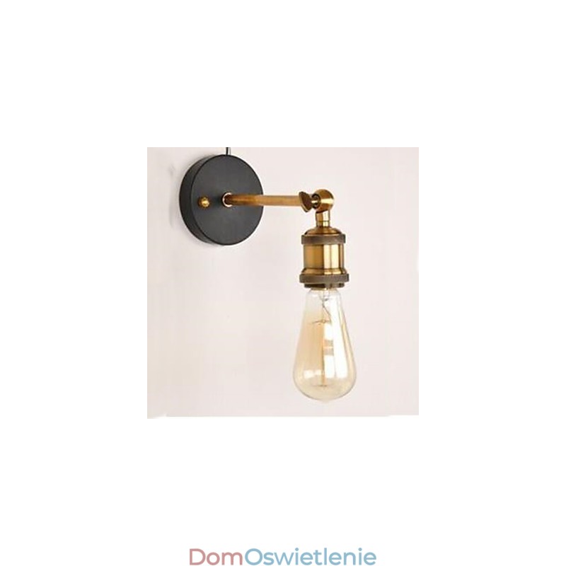 Lampa ścienna z miedzianą głowicą