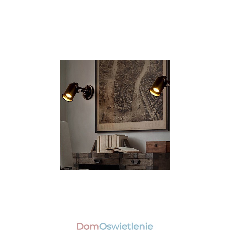 Amerykańska lampa ścienna przywracająca starożytne sposoby Lampy ścienne