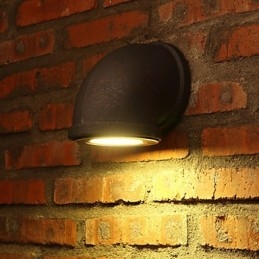Loft Kreatywna osobowość Retro Wiejska lampa ścienna z rurą wodną