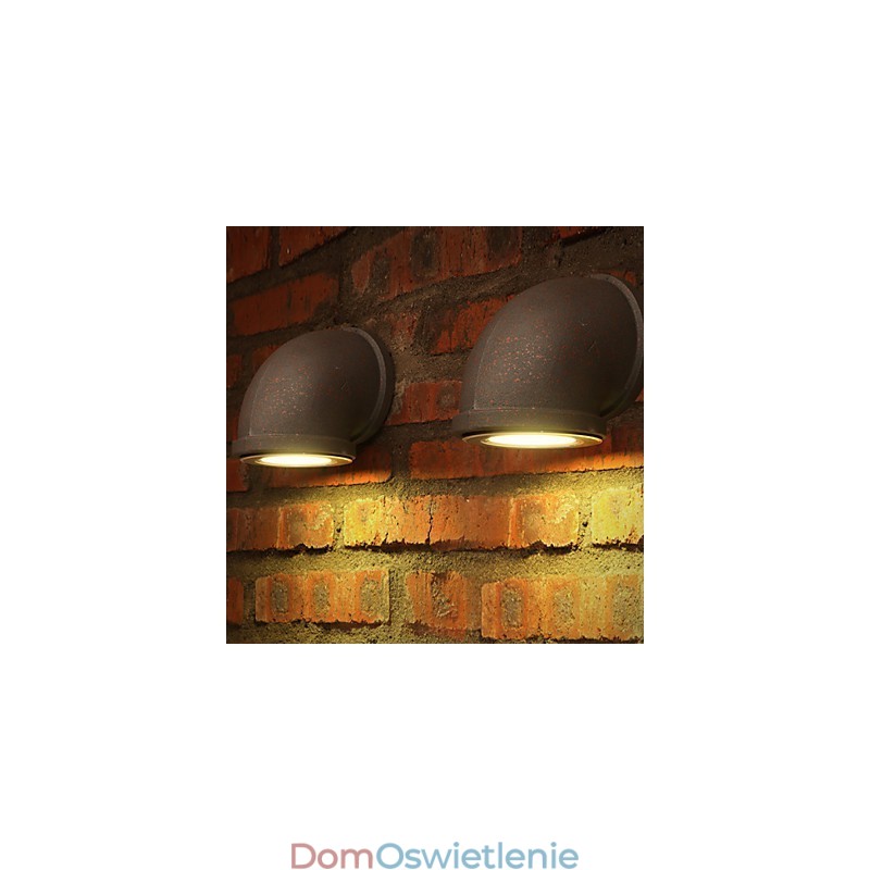 Loft Kreatywna osobowość Retro Wiejska lampa ścienna z rurą wodną