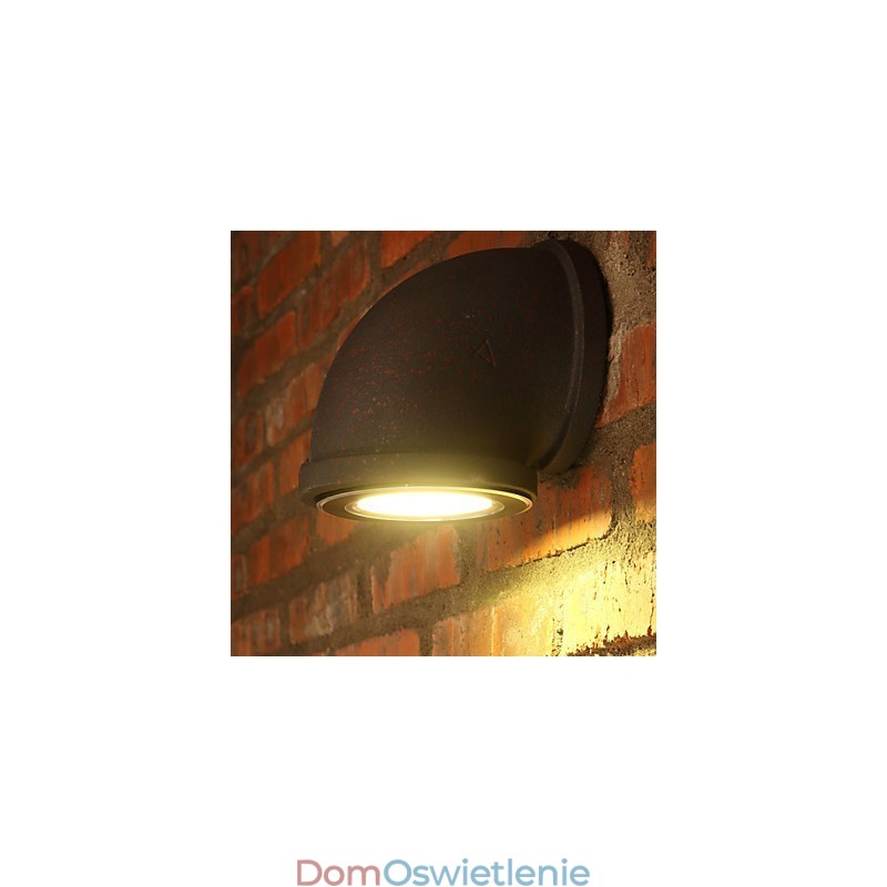 Loft Kreatywna osobowość Retro Wiejska lampa ścienna z rurą wodną