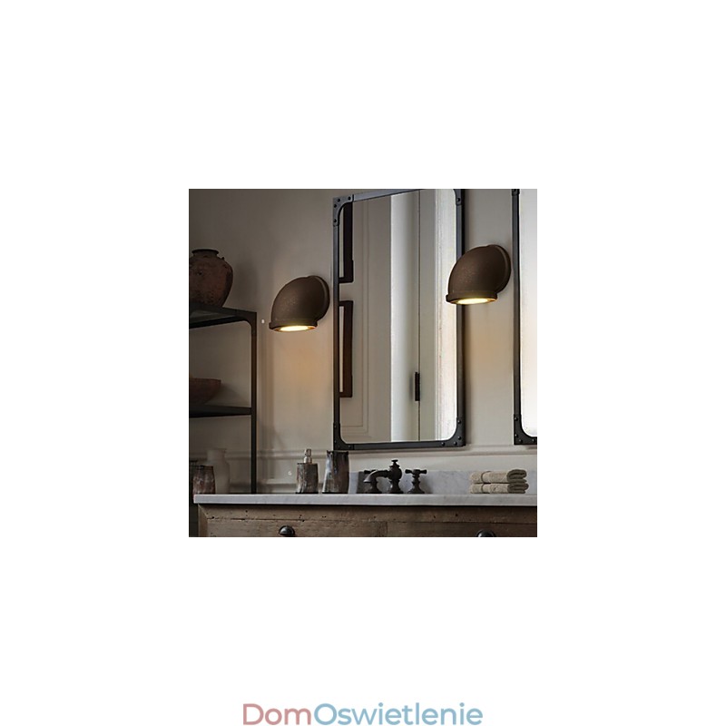 Loft Kreatywna osobowość Retro Wiejska lampa ścienna z rurą wodną