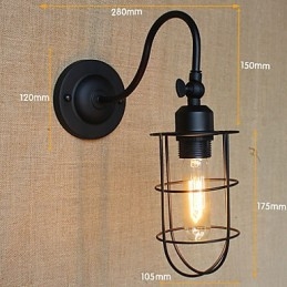 Kinkiet dekoracyjny w stylu amerykańskim