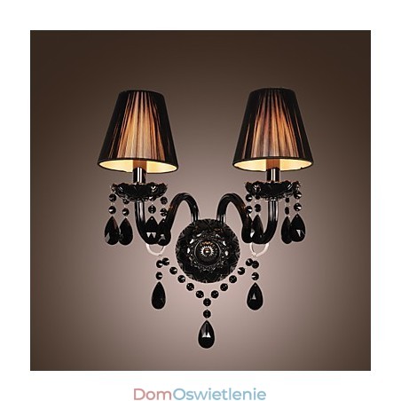 Kryształowe lampy ścienne ze świecami nowoczesne współczesne szkło