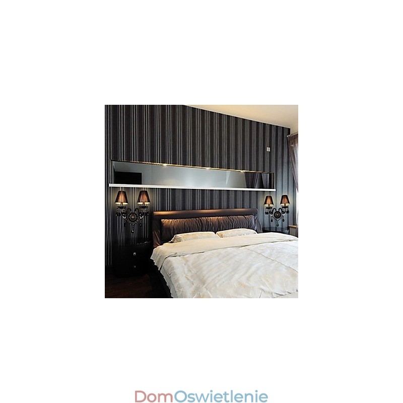 Kryształowe lampy ścienne ze świecami nowoczesne współczesne szkło