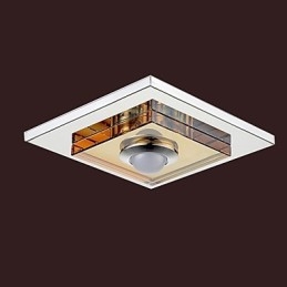 Lampa sufitowa Amber Crystal 1 światło Montaż podtynkowy