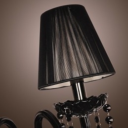 Kryształowe lampy ścienne ze świecami nowoczesne współczesne szkło